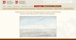Desktop Screenshot of bierl-antiquariat.de